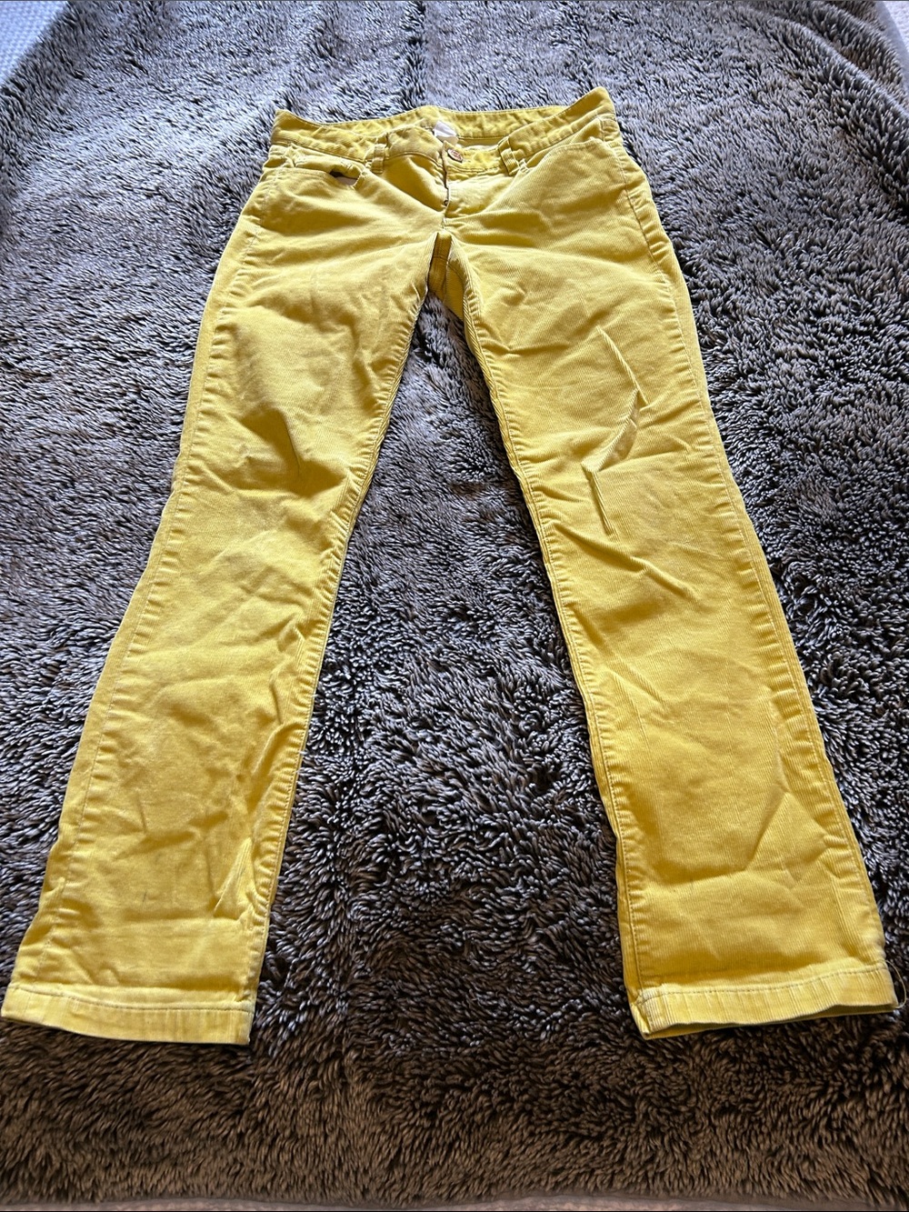 J. Crew Vintage Bright YellowStraight-Leg Women's Corduroys 29S 💛